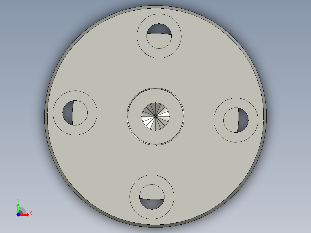 A-O型圈组件前视图