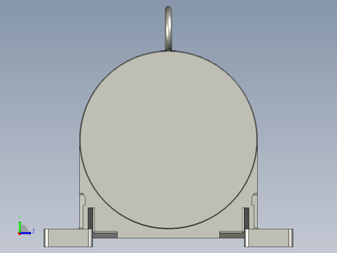 BWY单级摆线针轮减速机左视图