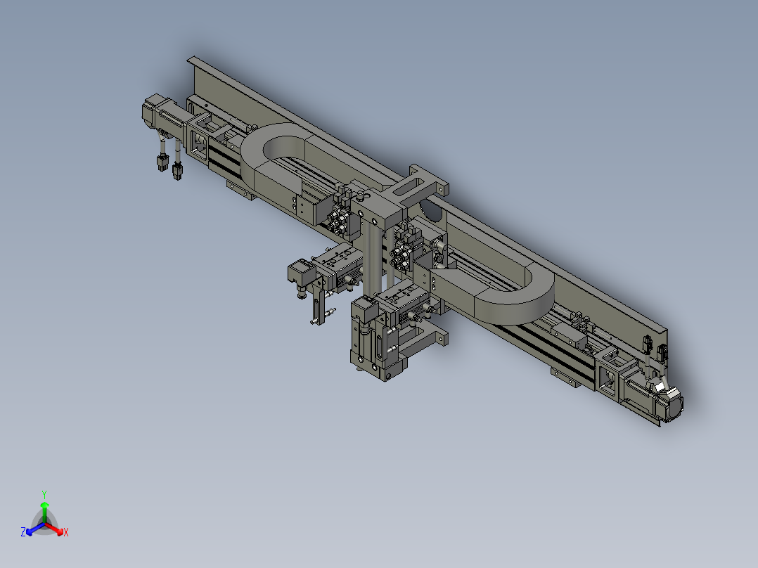 取料的模组总装配主视图