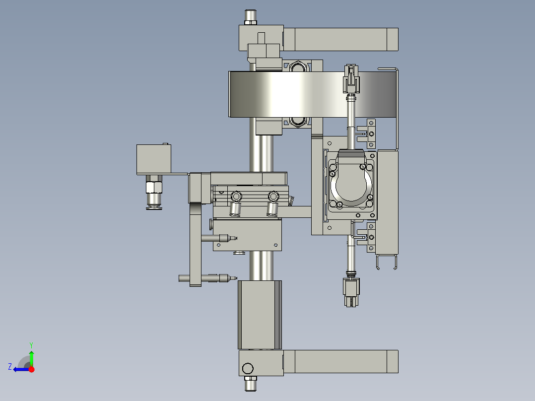 取料的模组总装配右视图