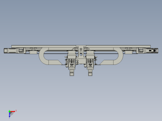 取料的模组总装配俯视缩略图