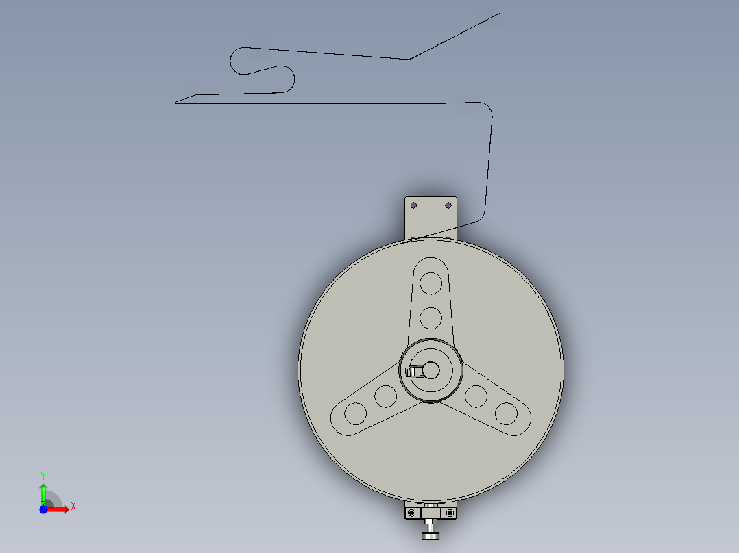 JZDW-03-02放料机构前视图