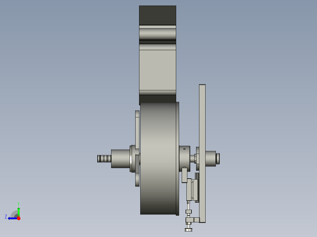 JZDW-03-02放料机构右视图