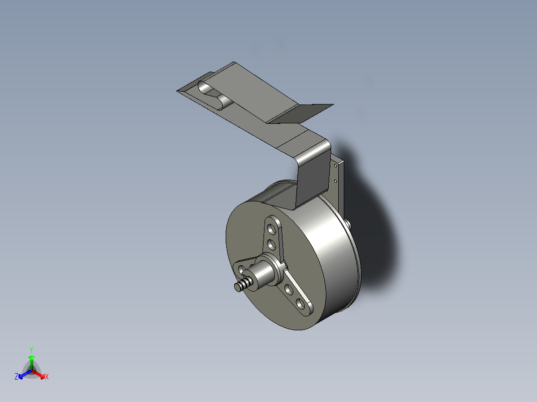 JZDW-03-02放料机构正等轴测图