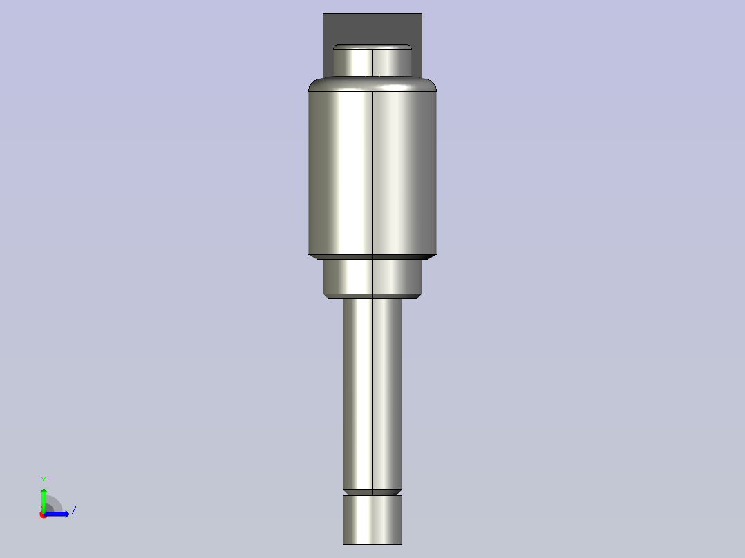 橙色固定把手-M6-25左视图