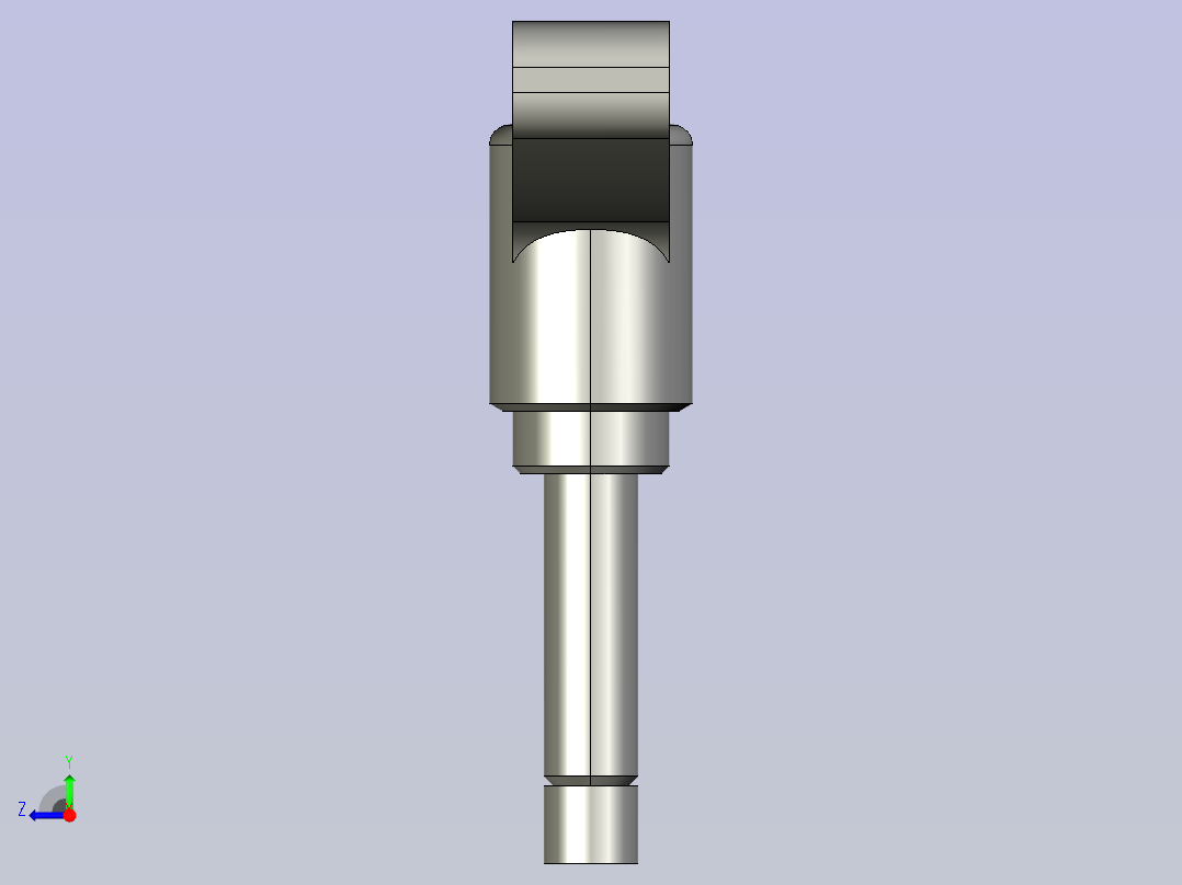 橙色固定把手-M6-25右视图