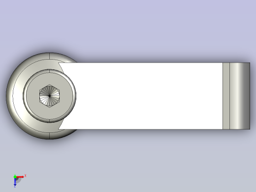 橙色固定把手-M6-25俯视缩略图