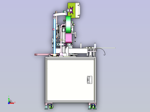 全自动绕线扎线机设备3D模型前视缩略图