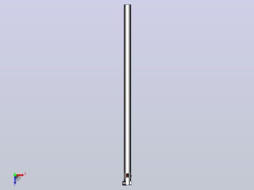 皮带直线轴半封闭可选导轨TPA-HNB-120D-110-L2900-RP-C-P40-N3俯视缩略图