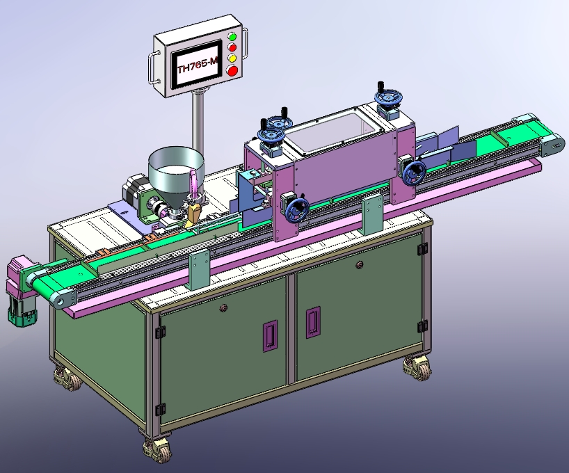 The+cake+cutter蛋糕分切机3D数模图纸+Solidworks设计