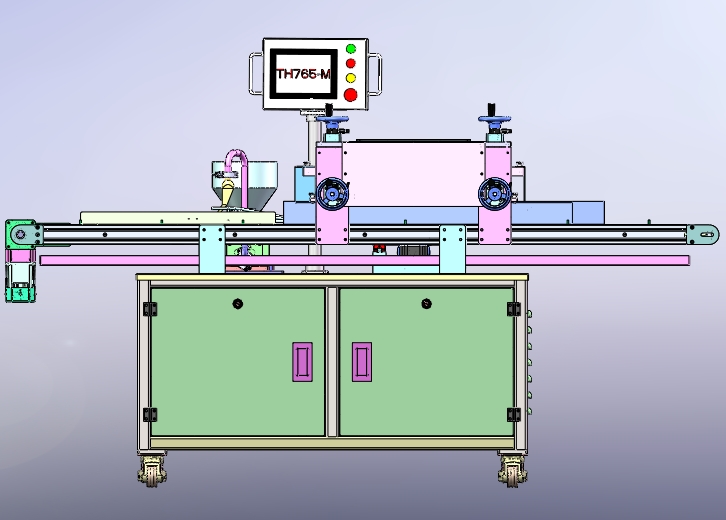 The+cake+cutter蛋糕分切机3D数模图纸+Solidworks设计