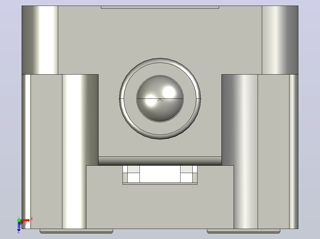 YBLX-P1_020_1A行程开关三维模型202106俯视图