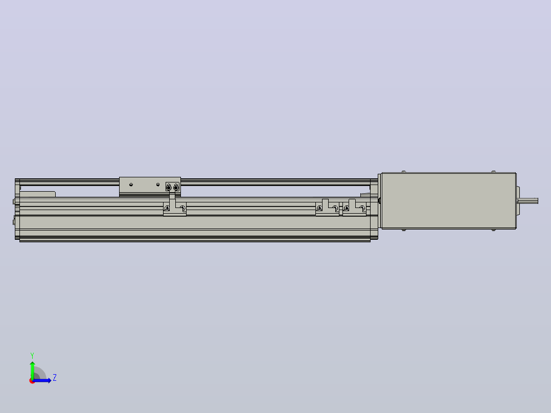 MT75BT半封闭皮带滑台[MT75BT.L80.200.L.P40.C3]左视图