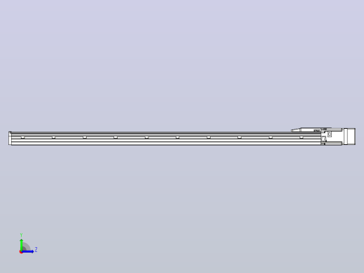 滚珠丝杠直线轴内置导轨TPA-GCR-150-2010C-L1350-MR-M75-N3左视缩略图