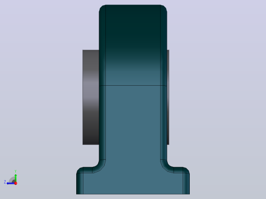 轴承座User Library-3_01_02_019右视缩略图
