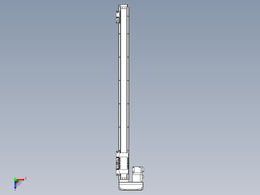 滚珠丝杠直线轴内置导轨TPA-GCR-40-1210C-L600-ML-M10-N3俯视缩略图