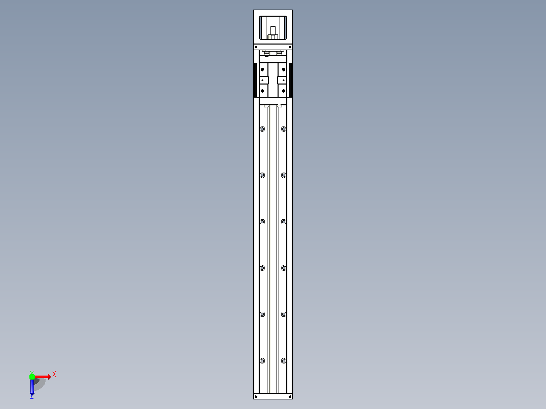 钢基模组TPA-KSR-8610C-740A1-M-F0俯视图