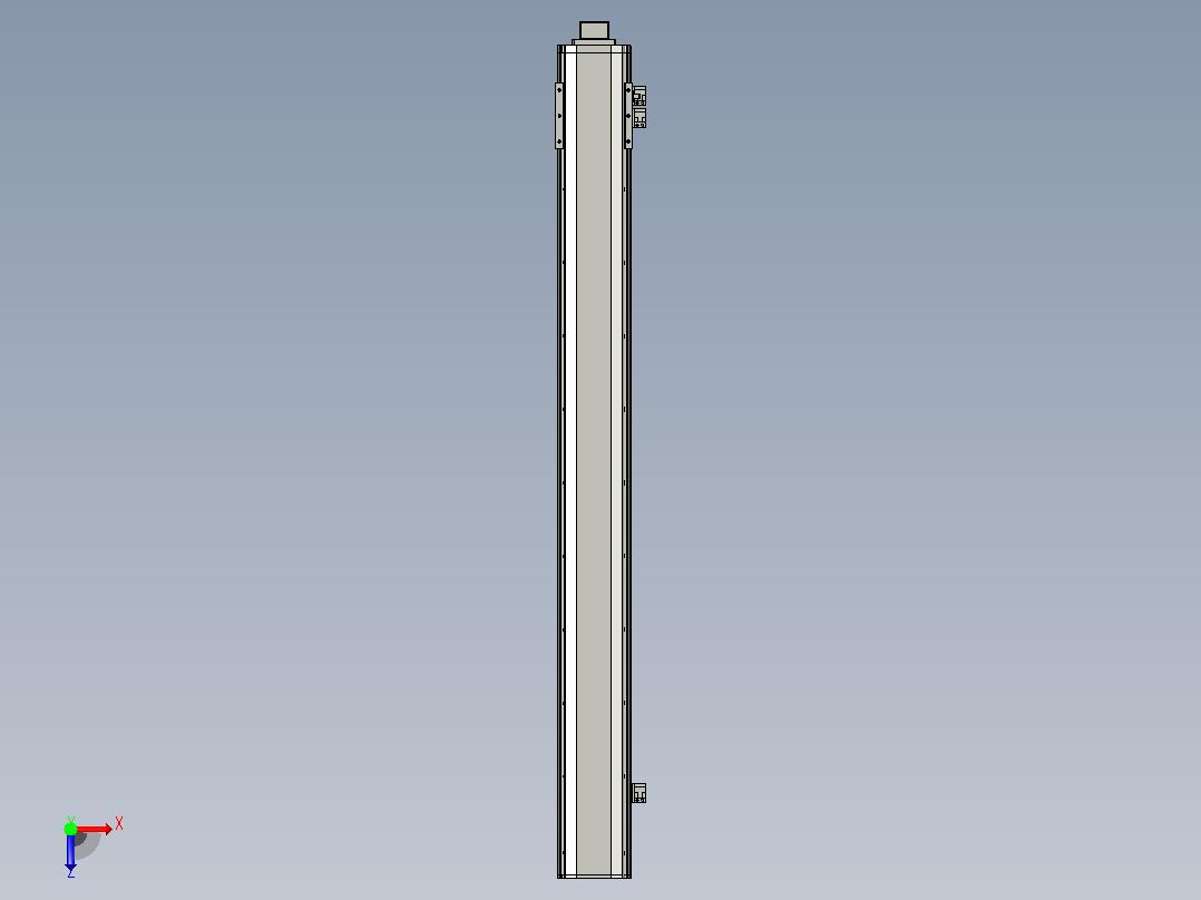 MT100BS半封闭丝杆滑台[MT100BS.L#.950.BM.P20.C3]俯视图