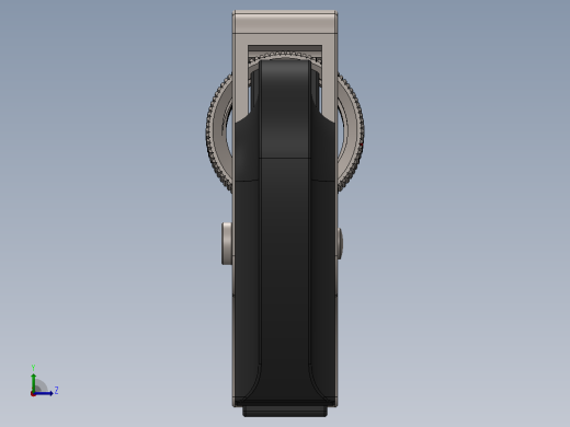 Solidworks制作的管钳左视缩略图