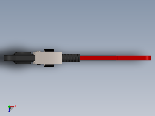 Solidworks制作的管钳俯视缩略图