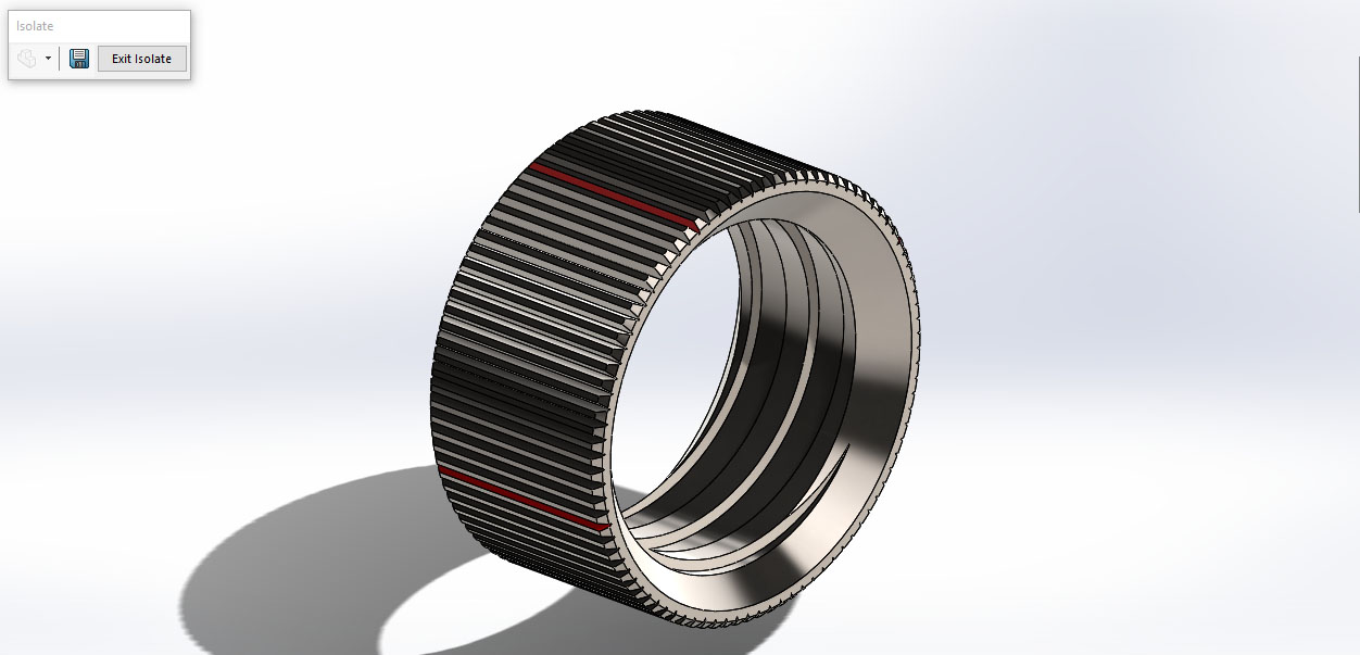 Solidworks制作的管钳