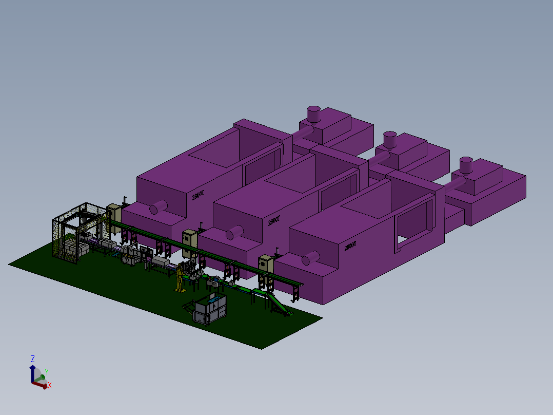 注塑包装检测自动流水线