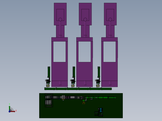 注塑包装检测自动流水线前视缩略图
