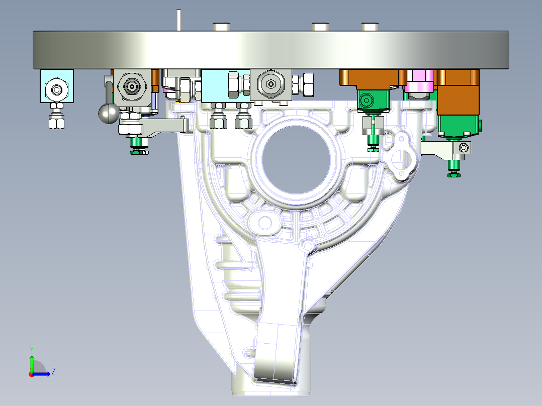 一种后减壳夹具（第三序）_step左视图