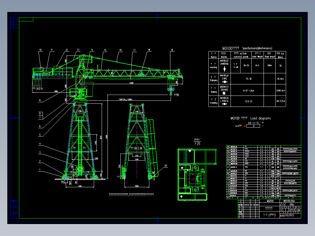 门式起重机总体