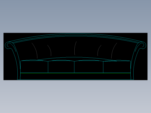 CAD常用绘图的图库2-沙发
