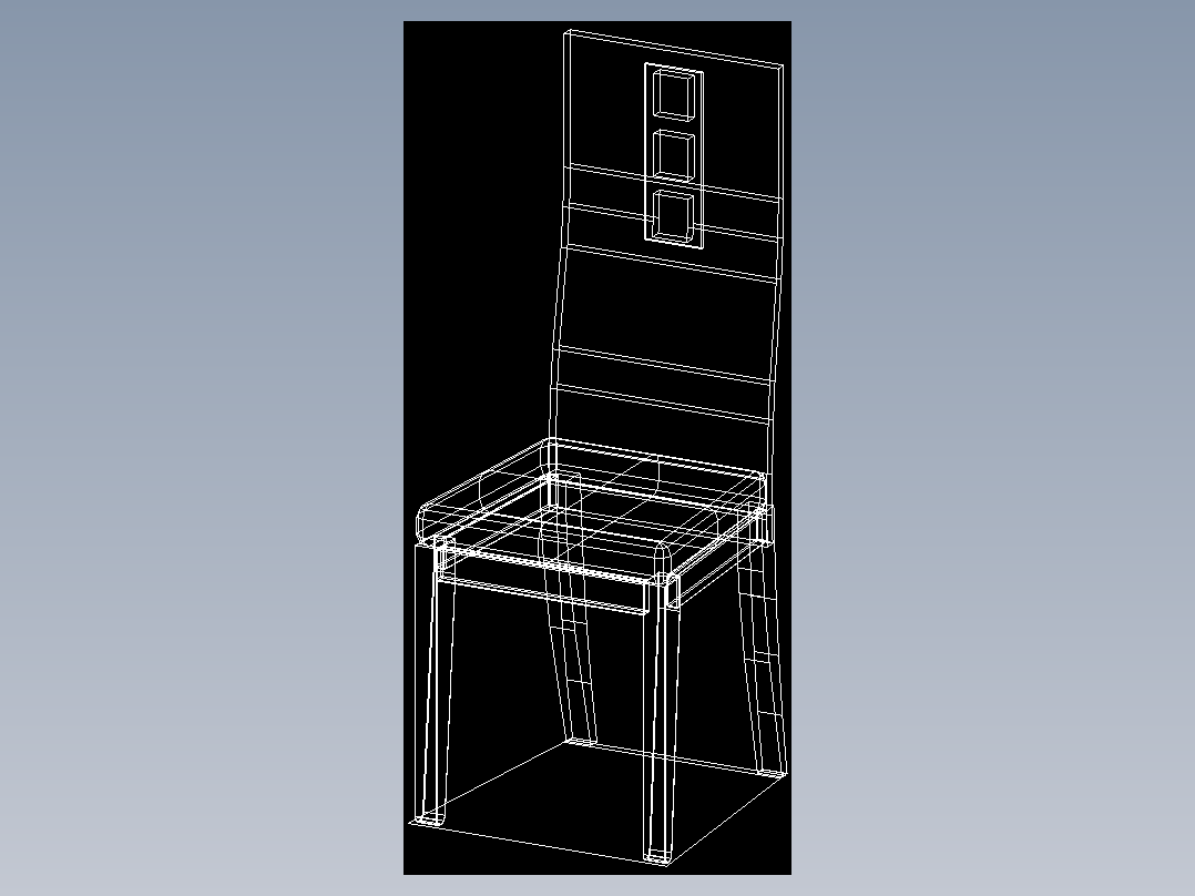 室内家具和灯具等的模型十四-J-CH08