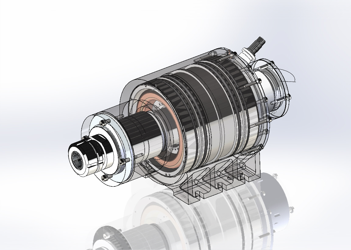 水冷发动机3D模型