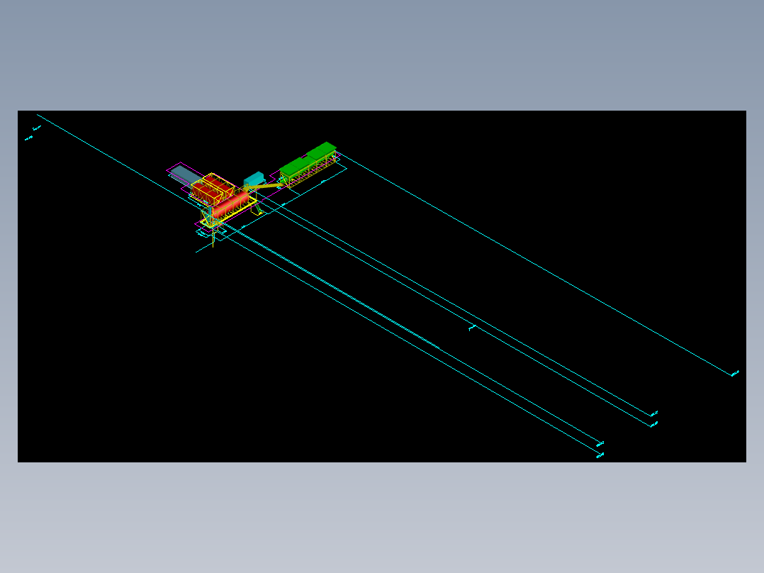 utocad 沥青配料厂