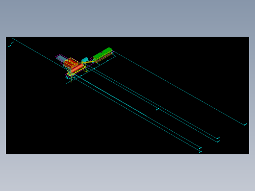 utocad 沥青配料厂