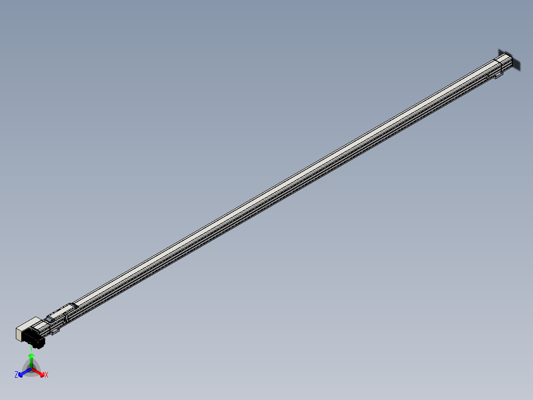 Toyo东佑达直线模组-M65-S-3300-L-M40-C4主视图