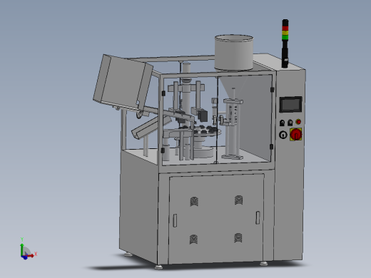 全自动牙膏灌装封尾机