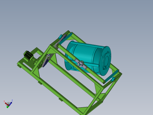 滚筒式混料机+CAD