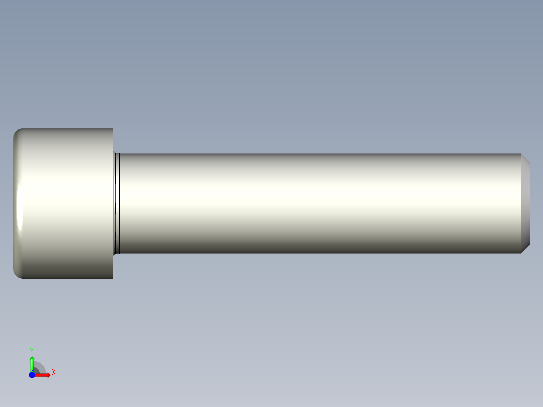 螺钉-DIN_912-M12x50.stp前视图