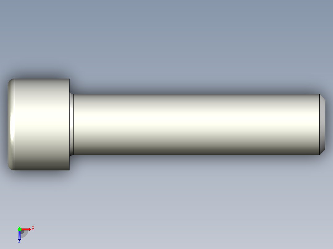 螺钉-DIN_912-M12x50.stp俯视图