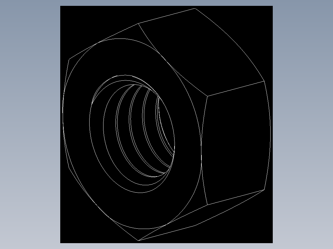 M8 x 1.25mm Thread HEX NUT.DWG