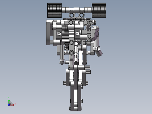 乐高技术挖掘机前视缩略图