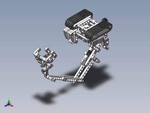 乐高技术挖掘机正等轴测缩略图