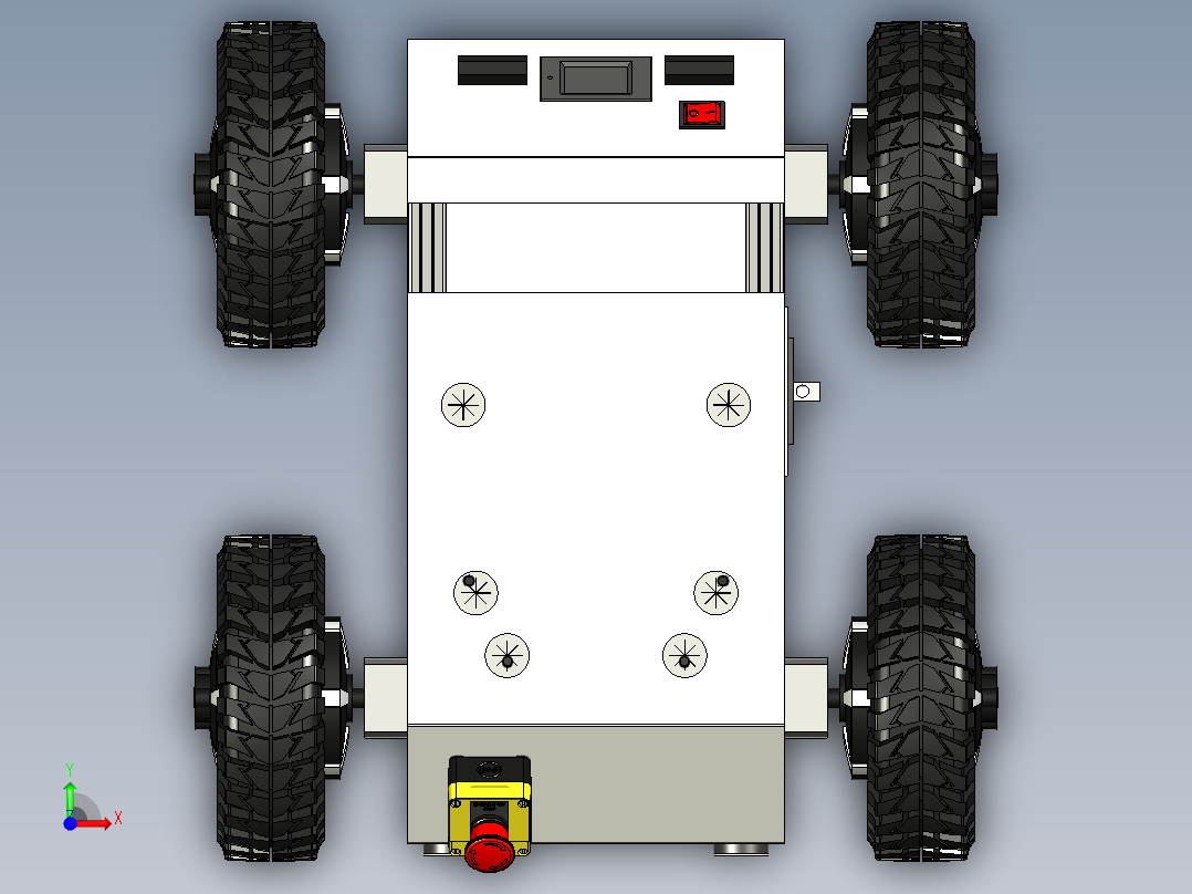 DY4x4红外线机器人前视图