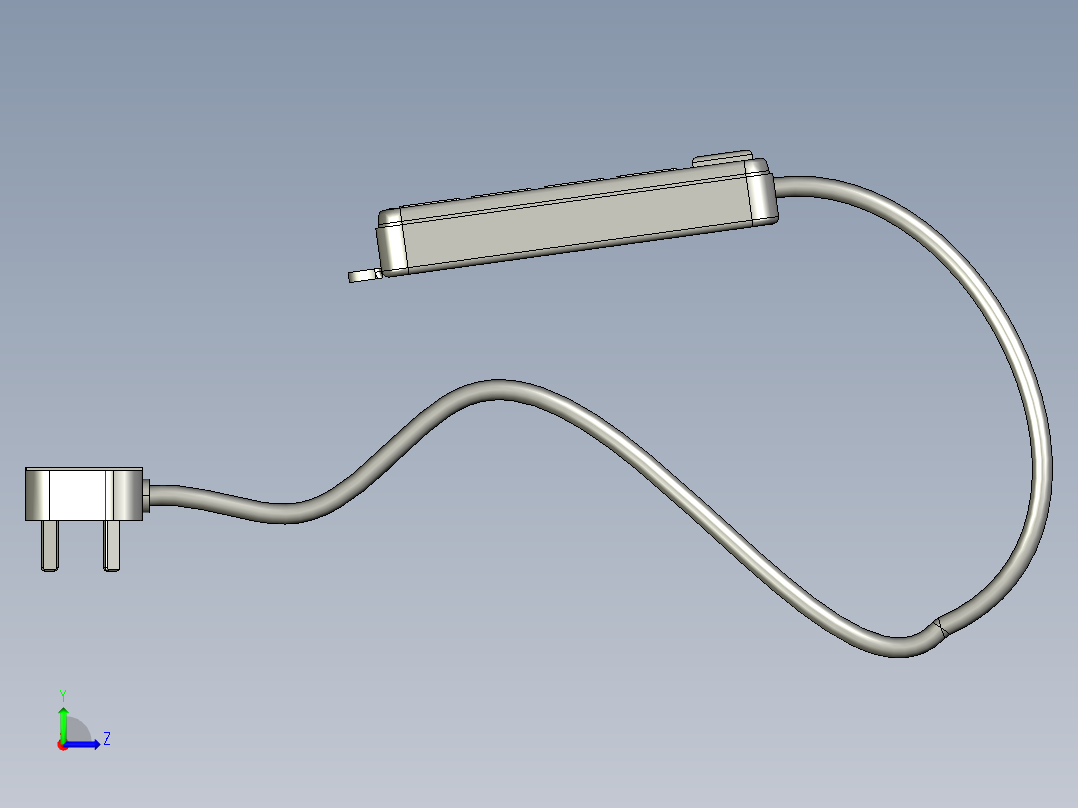 公牛插排 STP PROE左视图