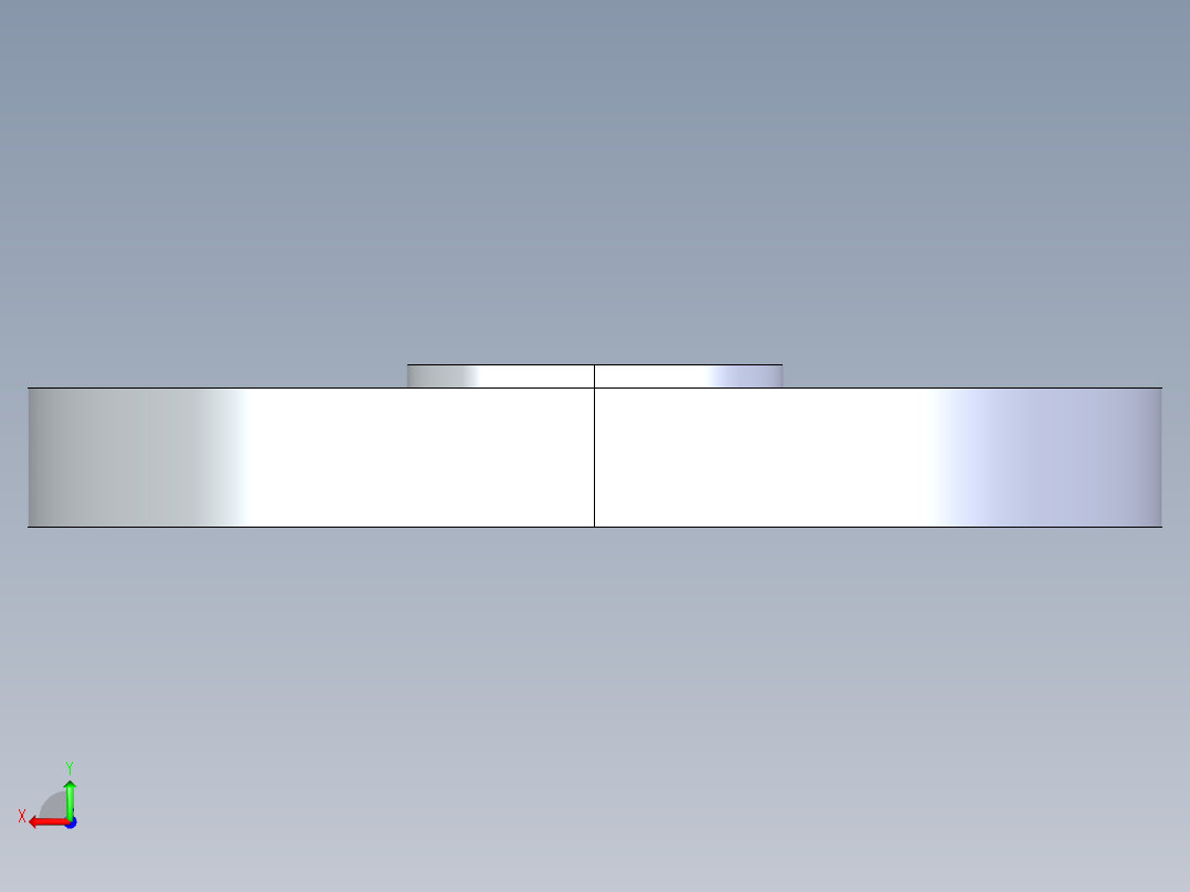 CPVC管件25-Sch80_Blind Flange_9853-005_0.5in后视图