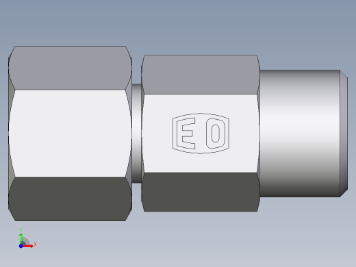 卡套式工业通用硬管接头EO_Distance_piece_adapter_DA10LOMDCF前视缩略图