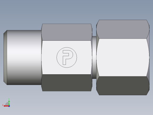 卡套式工业通用硬管接头EO_Distance_piece_adapter_DA10LOMDCF后视缩略图
