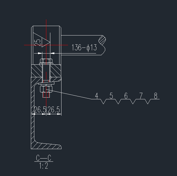 一种托辊输送机CAD图纸