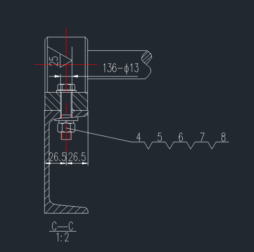一种托辊输送机CAD图纸缩略图