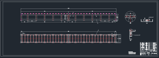 一种托辊输送机CAD图纸缩略图